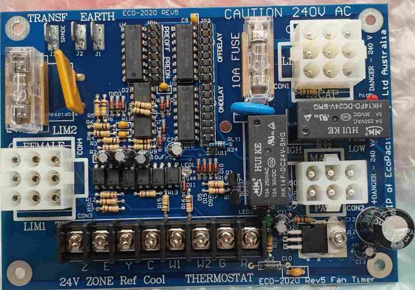 Eco Fan Timer Board two stage - Eco Pacific